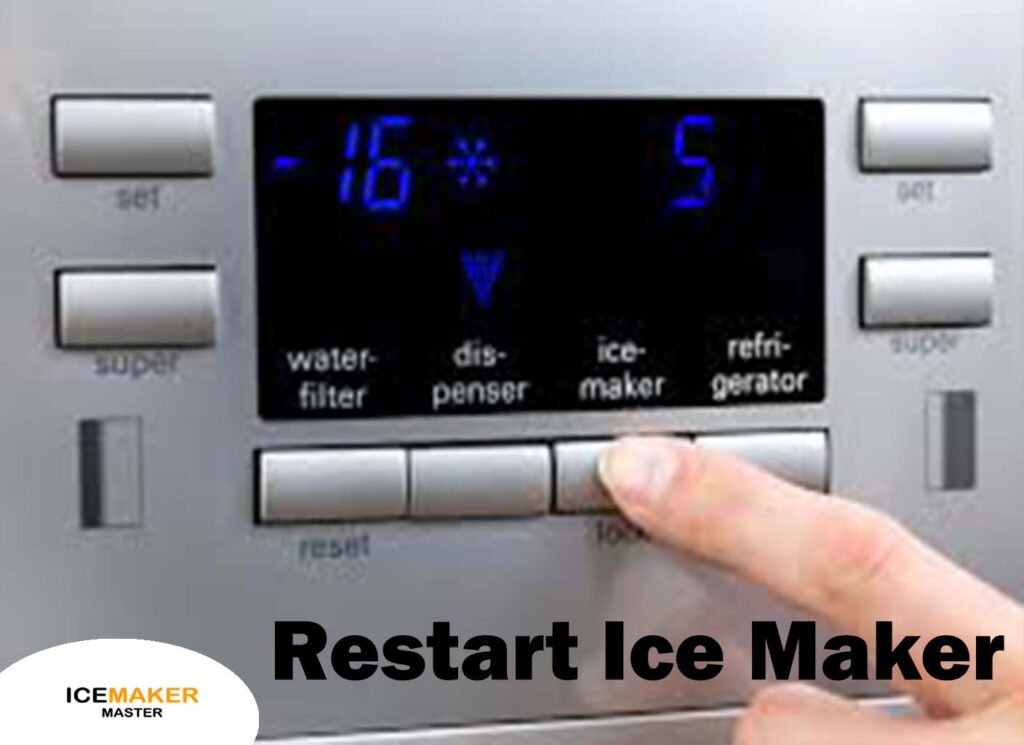 restart ice maker