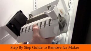 step by step guide to remove whirlpool ice maker