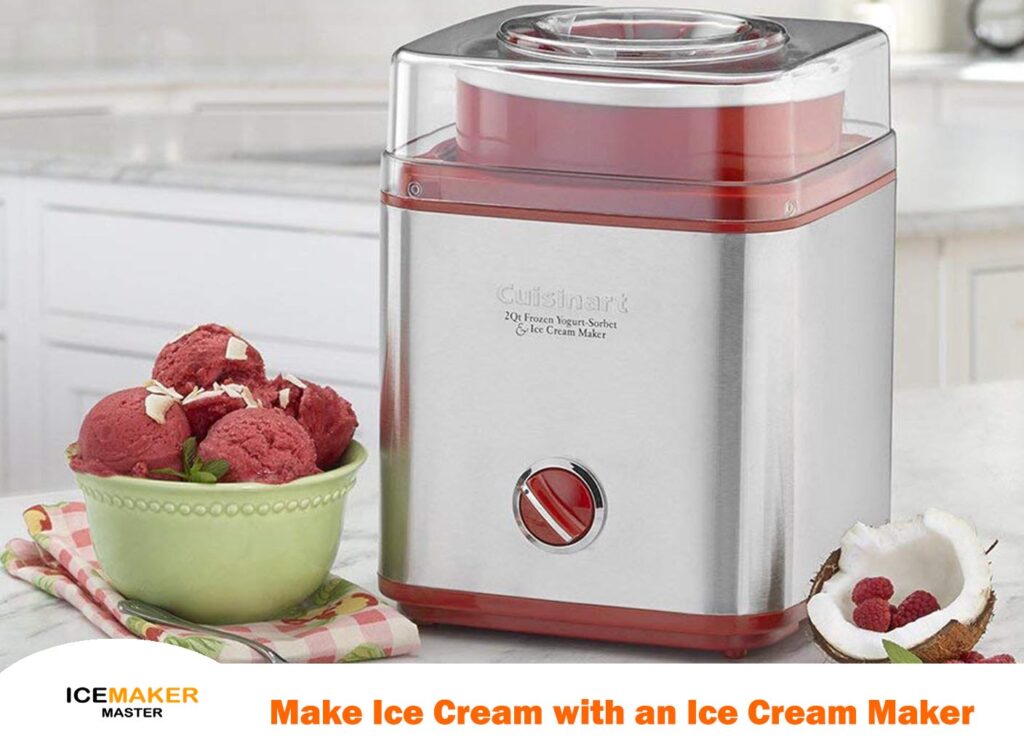 make ice cream with ice cream maker