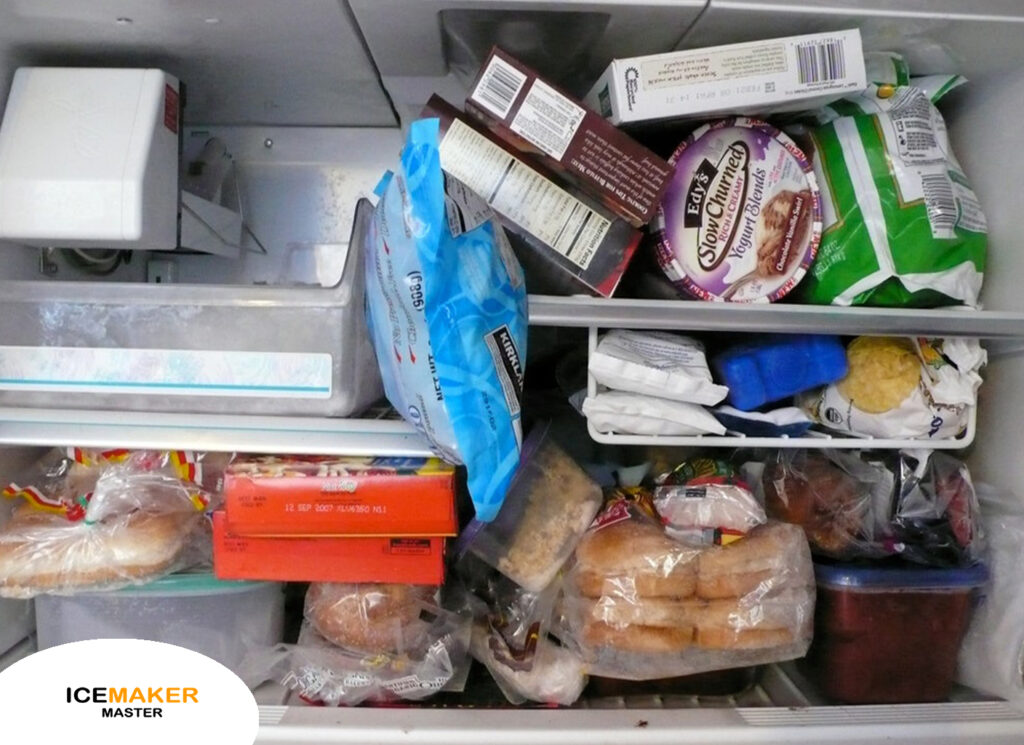 overstuffed freezer 