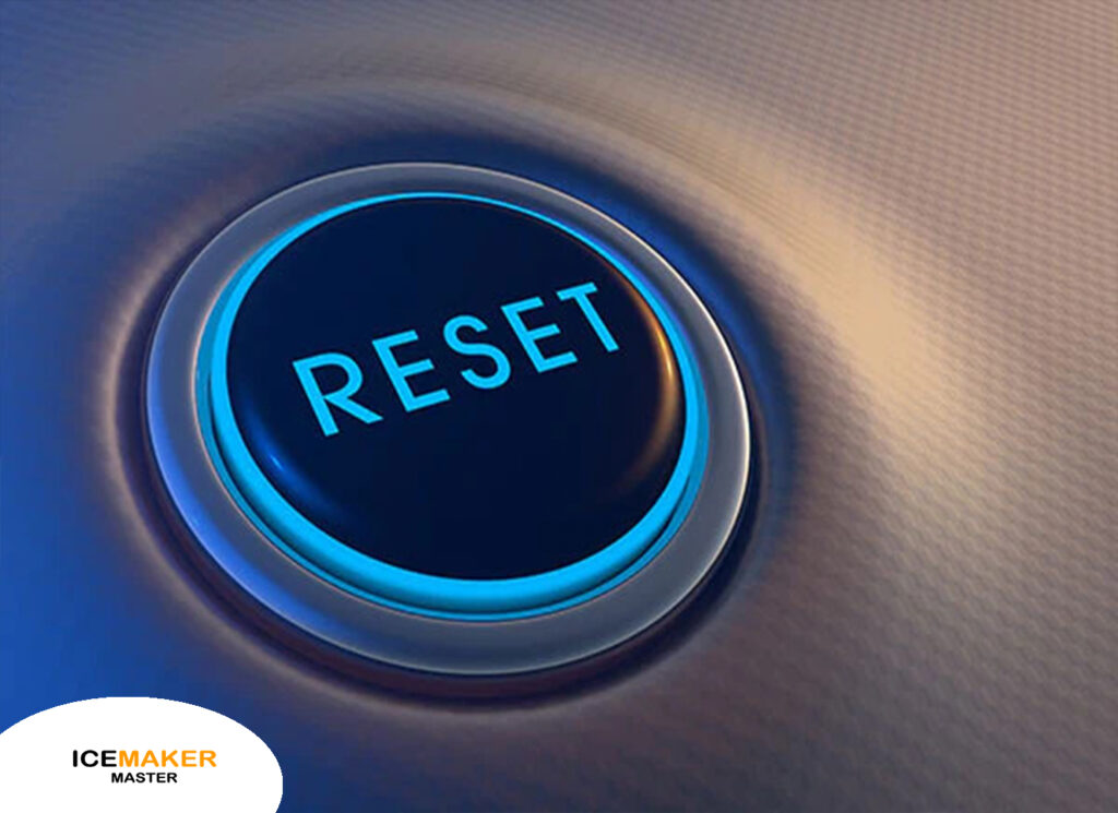 press and release the reset button