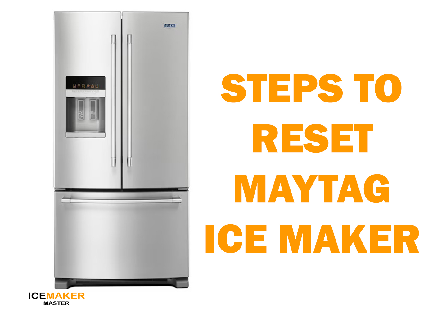 reset maytag icemaker