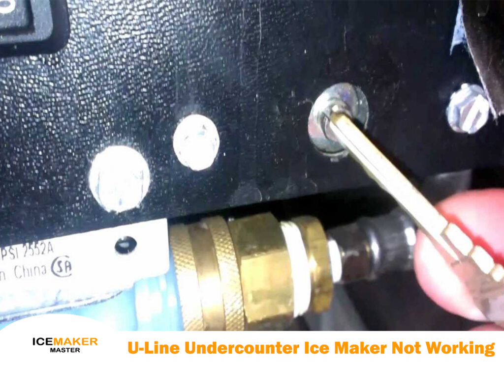 u line undercounter ice maker not working