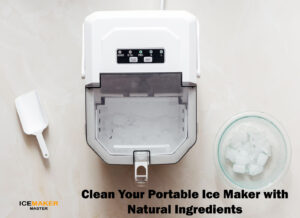 clean portable ice maker with natural ingredients